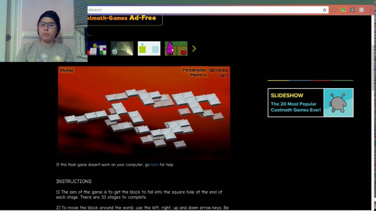 Update About Channel / Bloxorz