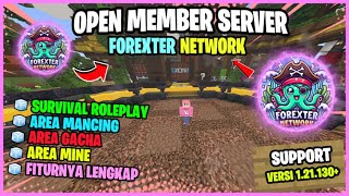 SERVER MINECRAFT INI ADA AREA MANCINGNYA CUY !! FOREXTER NETWORK - SUPPORT VERSI 1.21.130+