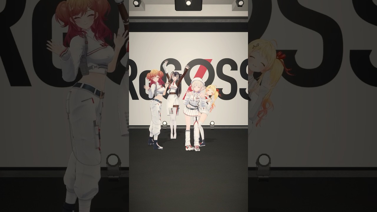 #ReGLOSS 7th Single #アワータイムイエロー リレーダンス♥️💛💚💜 #Vtuber #shorts