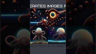 Ai Generates - Ultra Gigant Terror Octopus