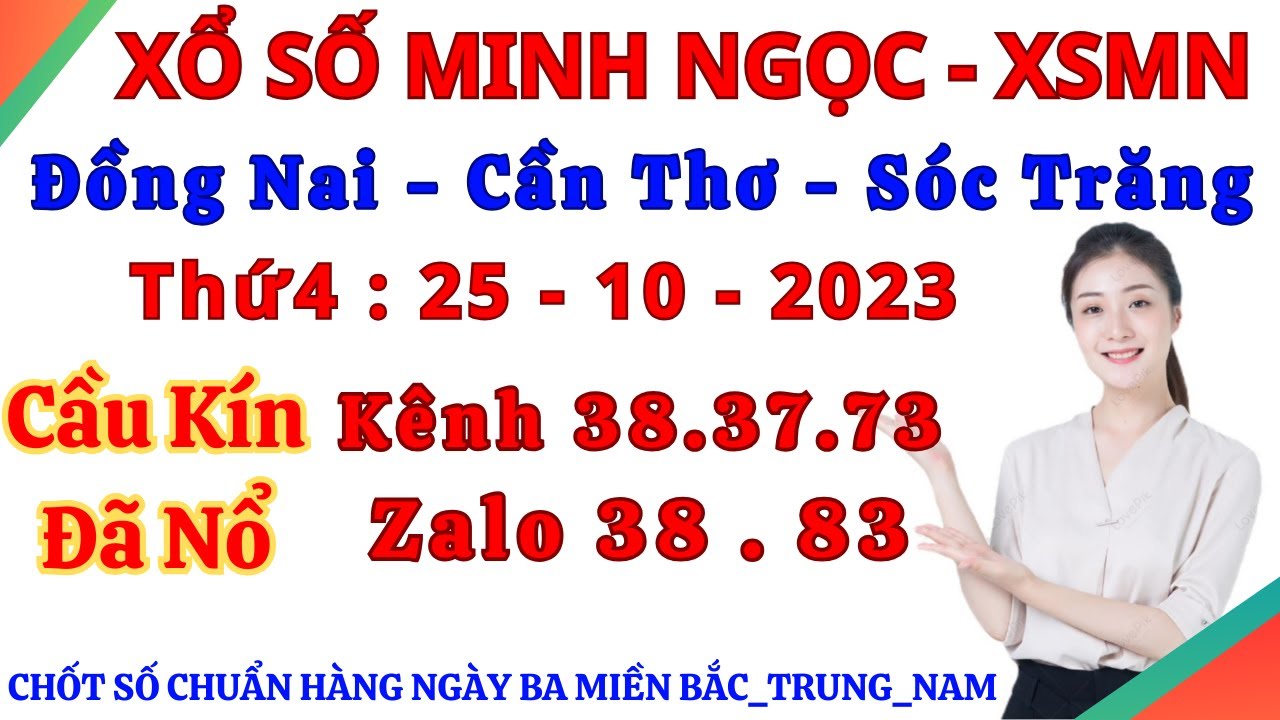 XSMN Minh Ngọc - Trực tiếp Xổ Số Miền Nam - KQXS Miền Nam ngày 25/10 ...