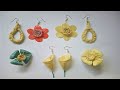 Aretes artesanales con hoja de maíz/earrings corn husk crafts