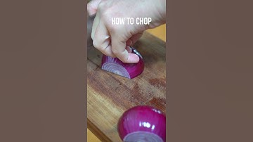 HOW TO CHOP AN ONION, faster, safer. #shorts