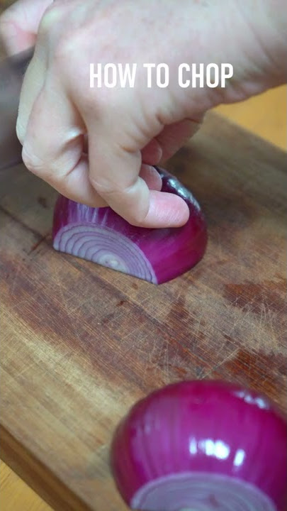 HOW TO CHOP AN ONION, faster, safer. #shorts