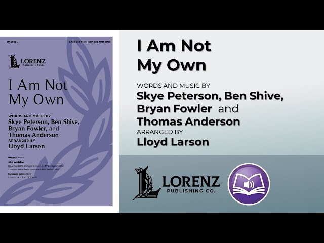 I Am Not My Own | arr. Lloyd Larson class=
