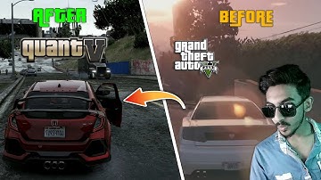 How to Install Ultra Realistic Graphics in GTA V | QuantV Mod Installation Guide! 🎮🔥