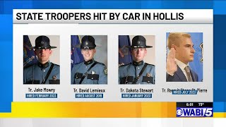 Westbrook man charged with OUI after hitting state troopers