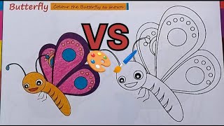 🪄🦋🦋 A Magical Beautiful Butterfly Coloring 🦋 | Fun Drawing & Painting for Kids, Cuddly Colors TV 🦋