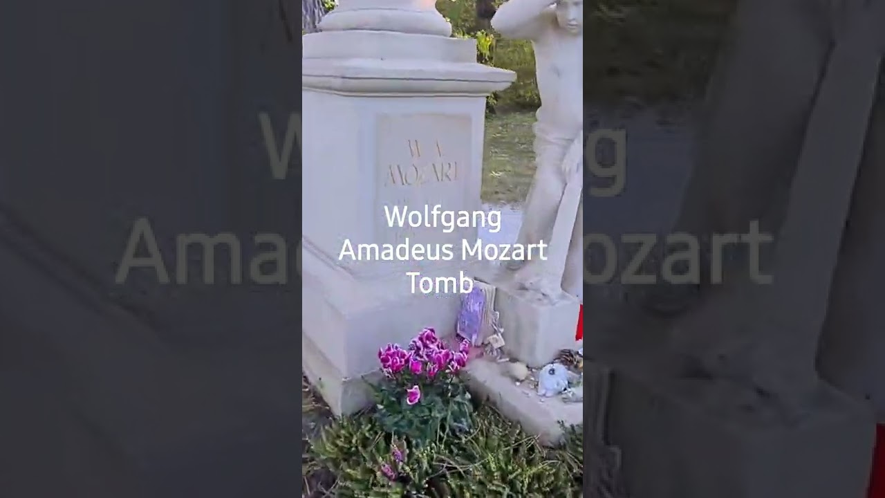 Wolfgang Amadeus Mozart Tomb in Vienna Austria