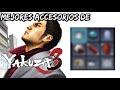Los MEJORES ACCESORIOS de YAKUZA 3 y DONDE CONSEGUIRLOS