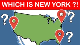 GUESS AMERICAN CITIES ON MAP  |  American Cities Quiz