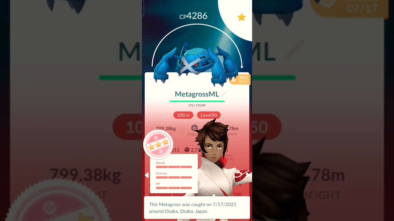 💯50 Max Hundo Legacy Metagrosss 💯! POKÉMON GO ATV!