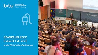 Der Brandenburger Energietag 2023 an der BTU Cottbus-Senftenberg