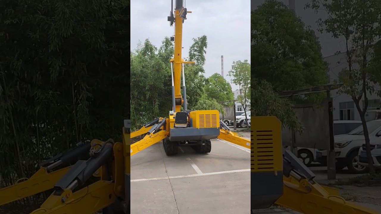 5-ton crawler spider crane, 