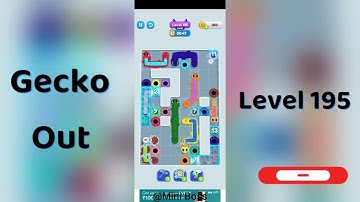 Gecko Out Level 195 Walkthrough 🧩 | Step-by-Step Puzzle Guide | Mini Boss