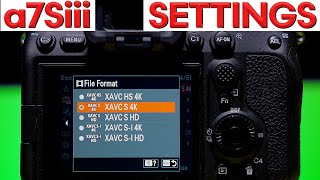BEST a7Siii VIDEO Settings – Sony a7Siii Complete Setup Guide for CINEMATIC Video