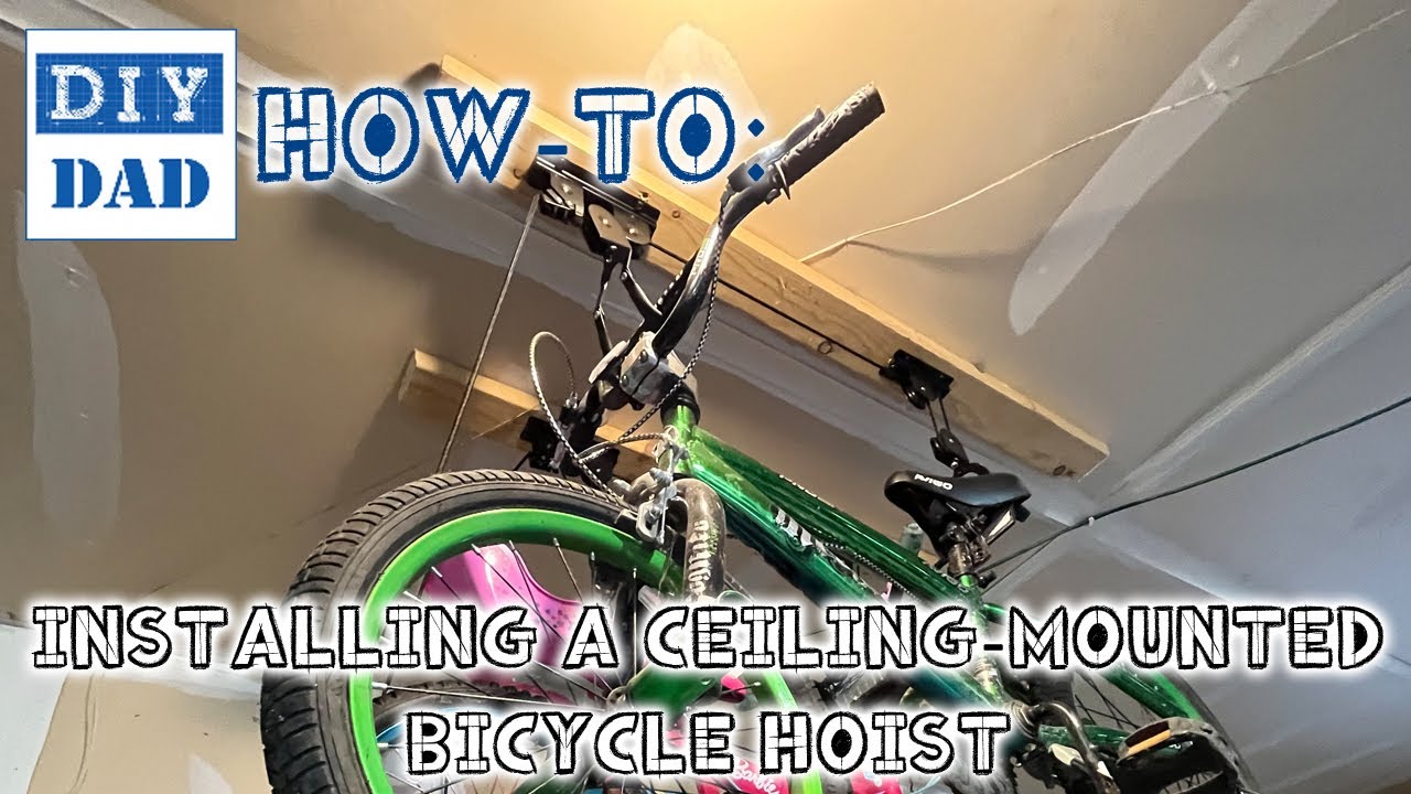 Ceiling Mounted Bicycle Hoist