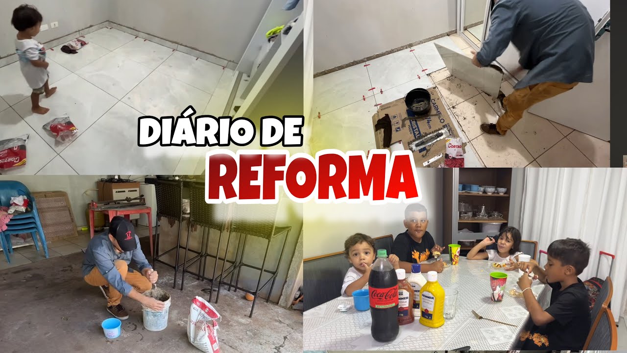 DIÁRIO DE REFORMA : FINALMENTE COLOCAMOS PISOS NO QUARTO 🤩