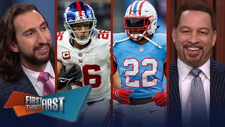 Ravens sign Derrick Henry, Saquon to Eagles sickening \& NFC South update | NFL | FIRST THINGS FIRST