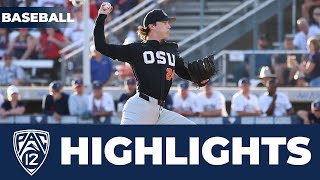 No. 6 Oregon State vs. No. 19 Arizona | Baseball Highlights | Game 1 | 2024 Season