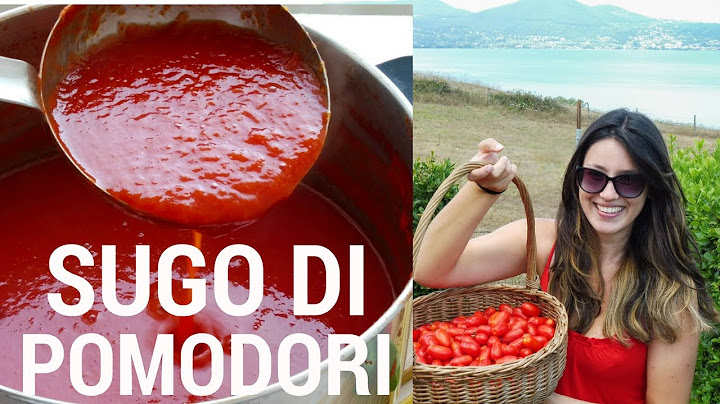 SUGO DI POMODORI DATTERINI - Ricetta facile