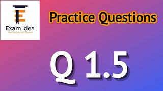 Practice Questions for GRE, GMAT, ACT & SAT,   Q1.5