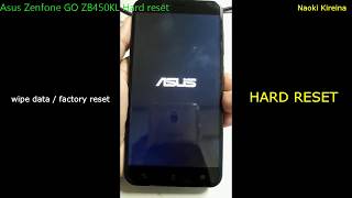 Asus Zenfone GO ZB450KL Hard reset