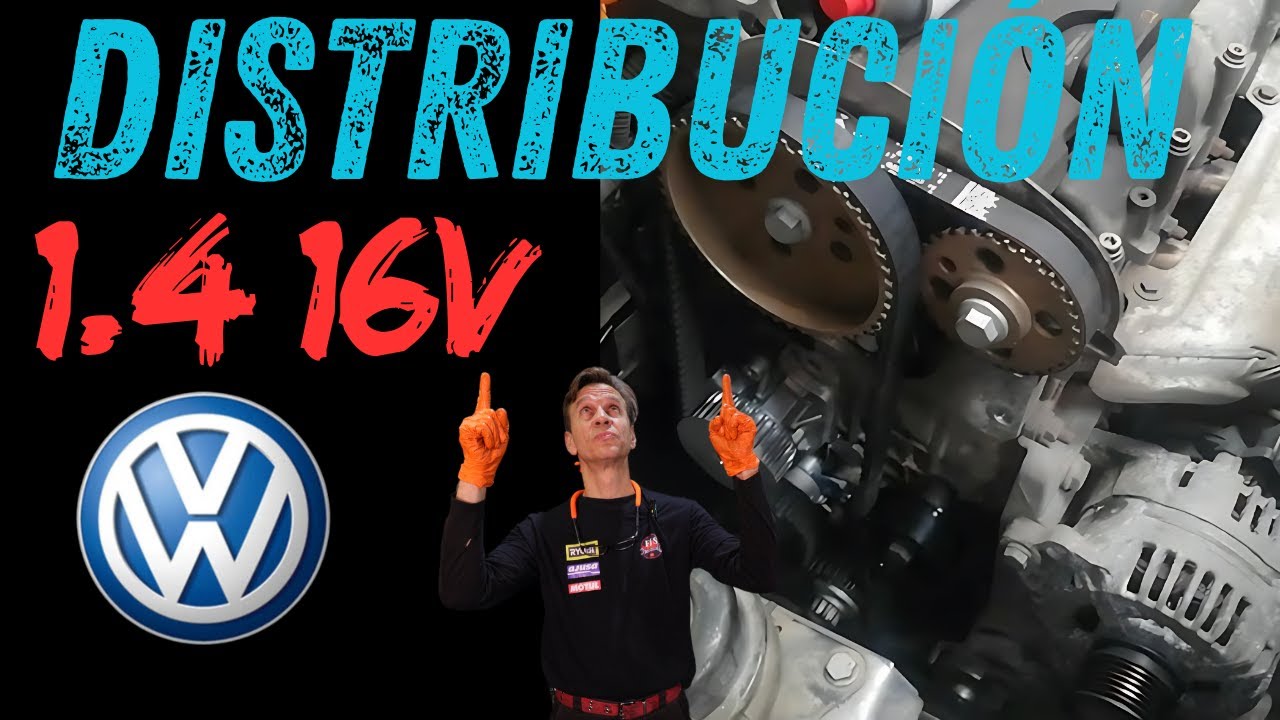 DISTRIBUCIÓN 1.4 16V de VOLKSWAGEN  PASO A PASO (Cam Belt, Timing Belt Replacement) SEAT SKODA