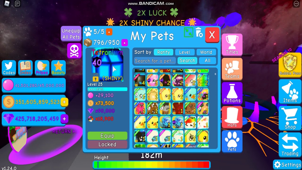 Shiny tetranium giveaway at 500 subs