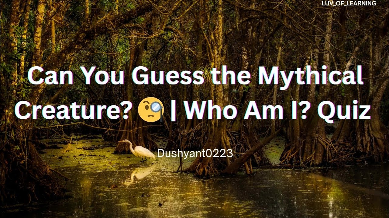 Mythology Quiz: Can You Name These Mythical Creatures? 