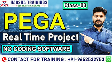 PEGA Demo 03 | Real Time Project |Pega Training | New Batch|No Coding| For Training +91-9652532753