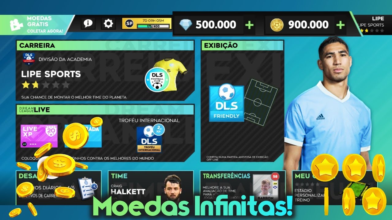Como Ter Dinheiro Infinito no Dream League Soccer 2023? DLS 23! - YouTube