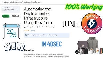 [JUNE]  Automating the Deployment of Infrastructure Using Terraform #qwiklabs #coursera