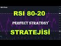 RSI 80-20 Stratejisi, RSI stratejisi, RSI indikatörü ile Strateji...