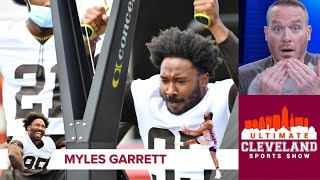 Cleveland Browns DE Myles Garrett's athletic ability is INSANE | elite speed and size | INSANE