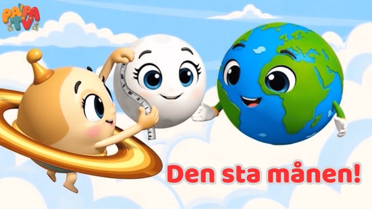 Den sta månen | Barnesang | Norsk Dikt for Barn | Historie om Månen og Mor