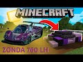 COMO FAZER UMA PAGANI ZONDA 760 LH NO - MINECRAFT  - TUTORIAL