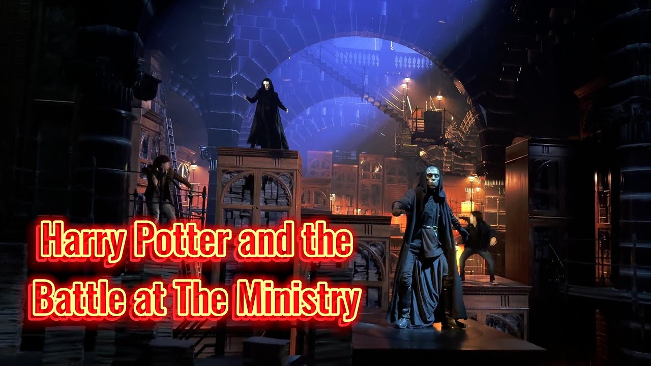 Harry Potter and the Battle at The Ministry - 4K POV - Epic Universe ...