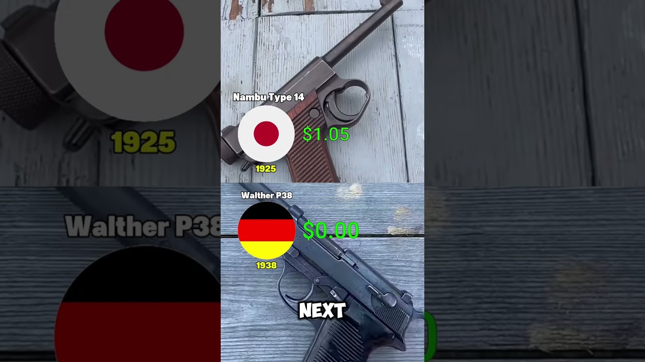 Nambu 🇯🇵 vs 🇩🇪 Walther - The Cost Per Shot Two Legendary Power Pistols 