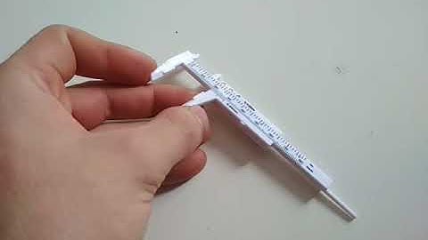 Plastic Vernier Caliper 80mm / 3 inch