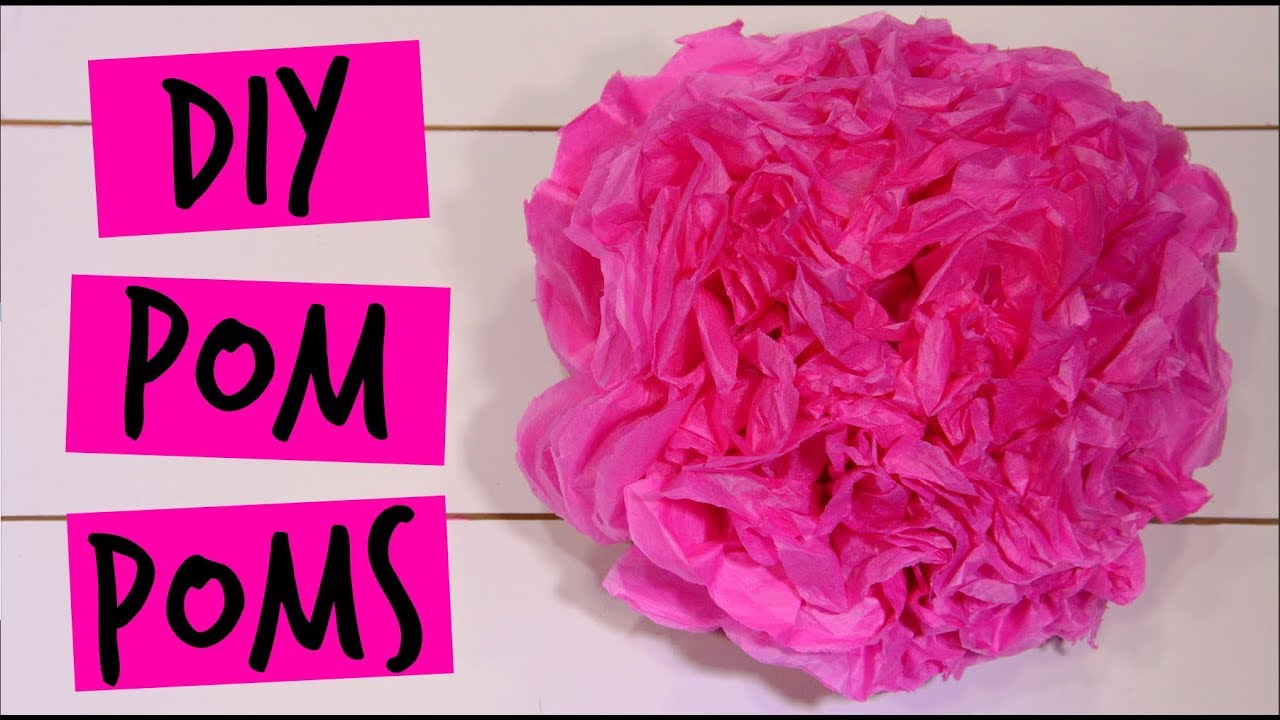 DIY Pom Poms YouTube