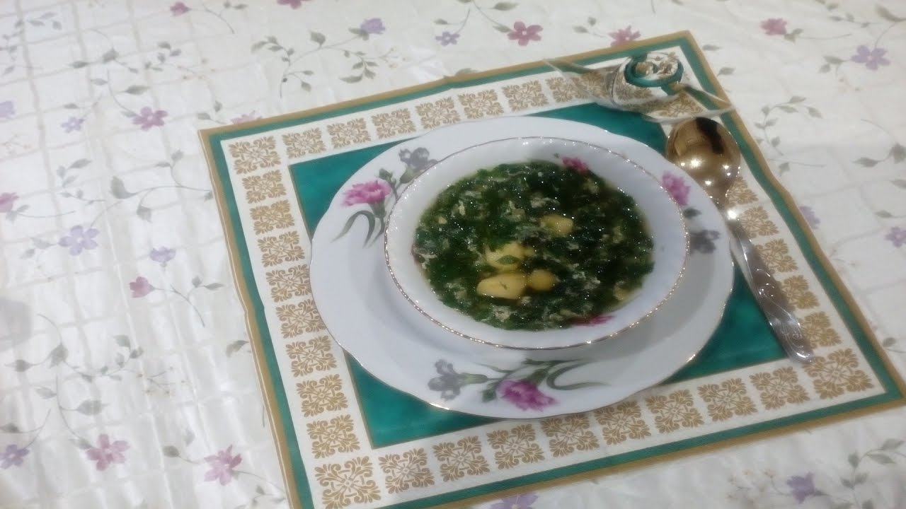 ԵՂԻՆՋՈՎ( բանջարով) ԱՊՈՒՐ - Крапивный Суп -  Nettle Soup#Satenik Cooking SHow in Armenian