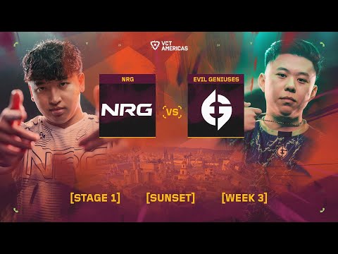 NRG vs Evil Geniuses - VCT Americas Stage 1 - W4D2 - Map 3