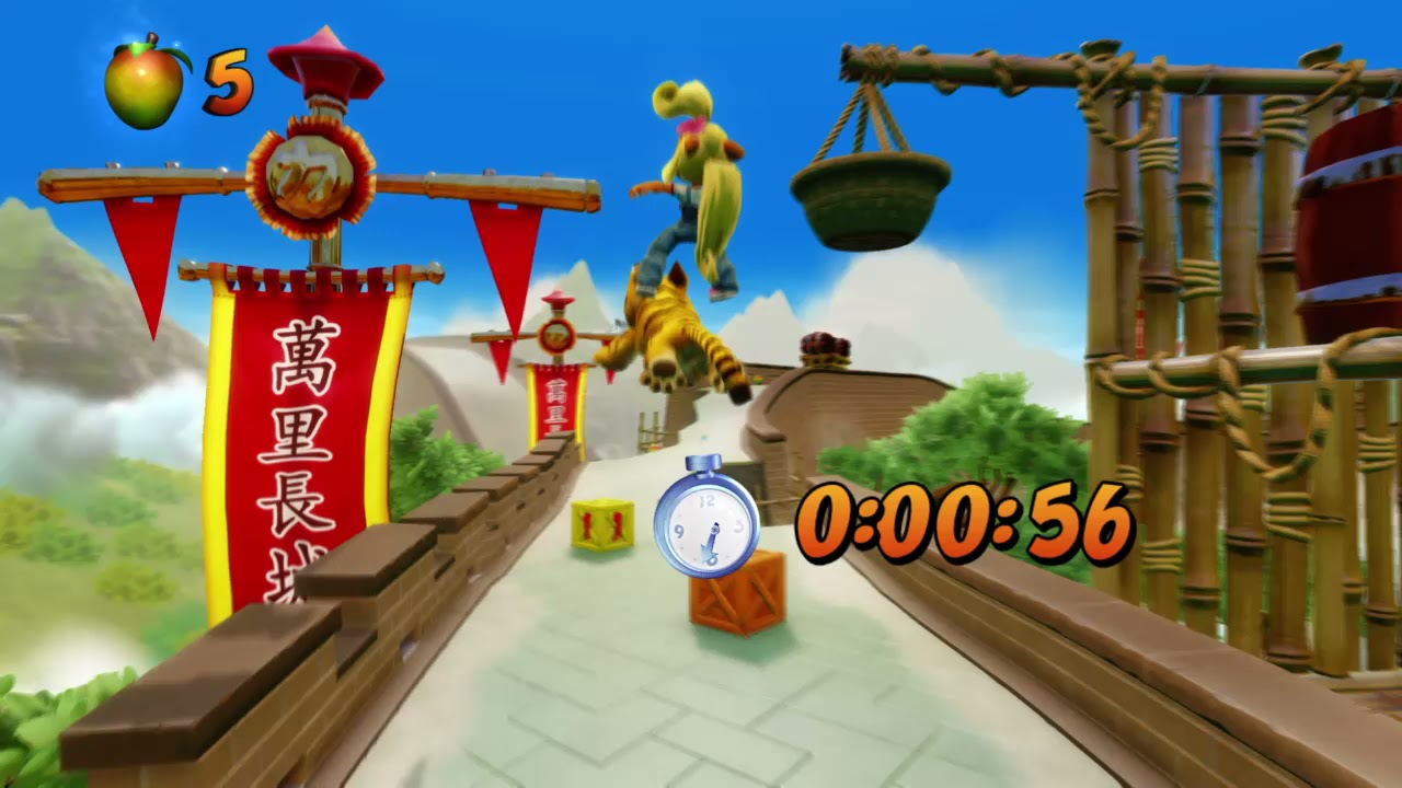 Crash bandicoot warpes level 3 Time Trial