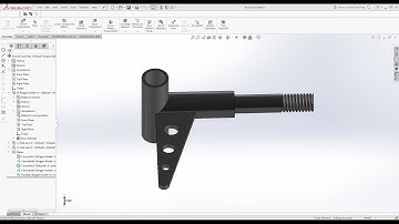 How to design Gokart Knuckle in Solidworks