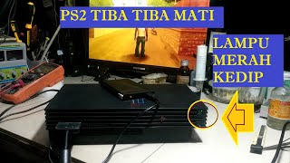 PS2 fat main 20menit ps nya mati lampu reset merah kedip