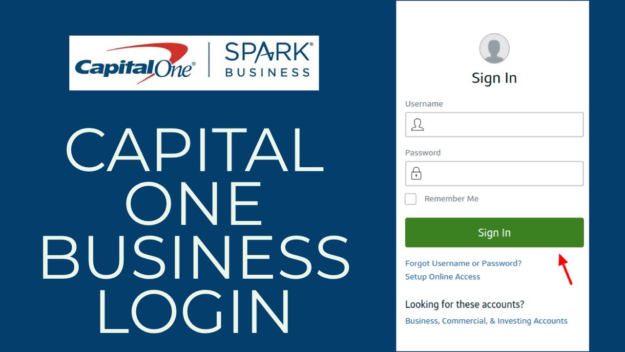 How To Login Yo Capital One Business Bank Online Banking 2021