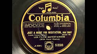 Just A Night For Meditation - Len Fillis' Entertainers - Columbia 5328