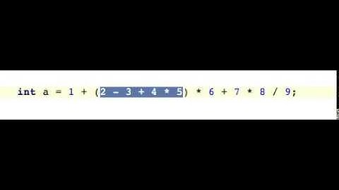 Projectional editing of parenthesized expressions