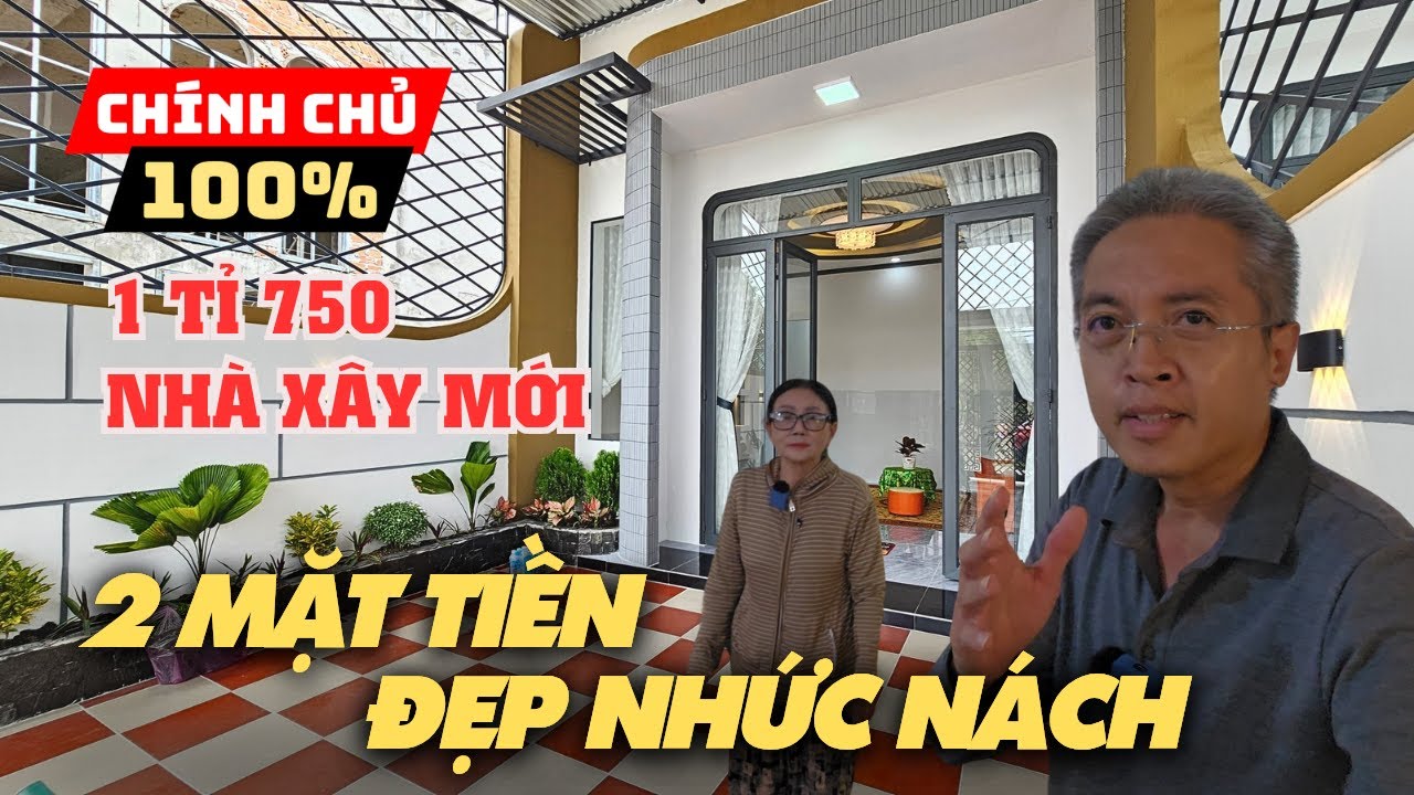 Nhà Tây Ninh 2 mặt tiền xây mới đất đô thị 5x30 tại phường Long Hoa sát đại lộ Nguyễn Chí Thanh